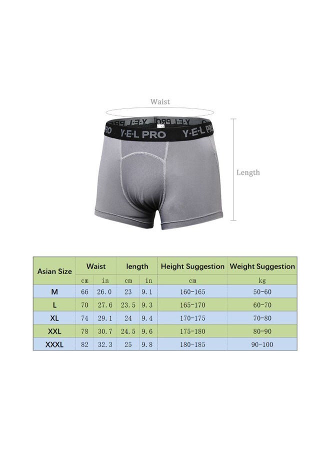 Generic 3-Piece Sports Breathable Boxer Briefs 25cm  - Image 2
