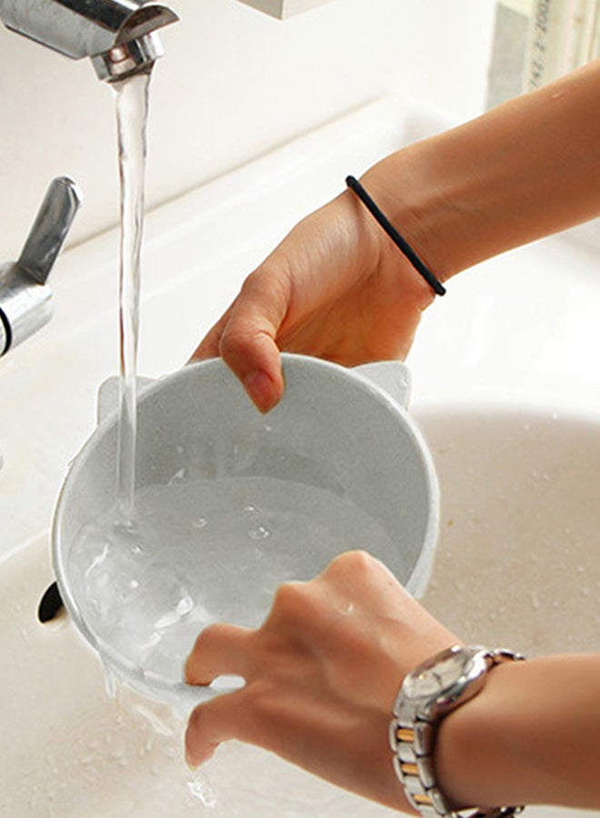 Adjustable Raised Non-Slip Pet Bowl White 13centimeter - Image 4