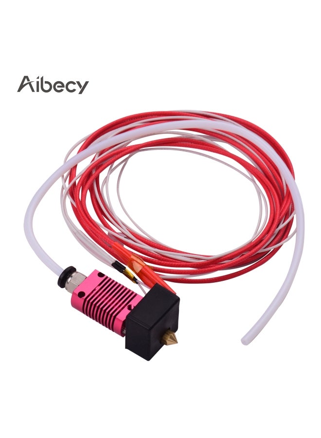 Aibecy Extruder Hot End Kit For Ender 3/Ender 3 Pro 3D Printer White/Red/Black - Image 5