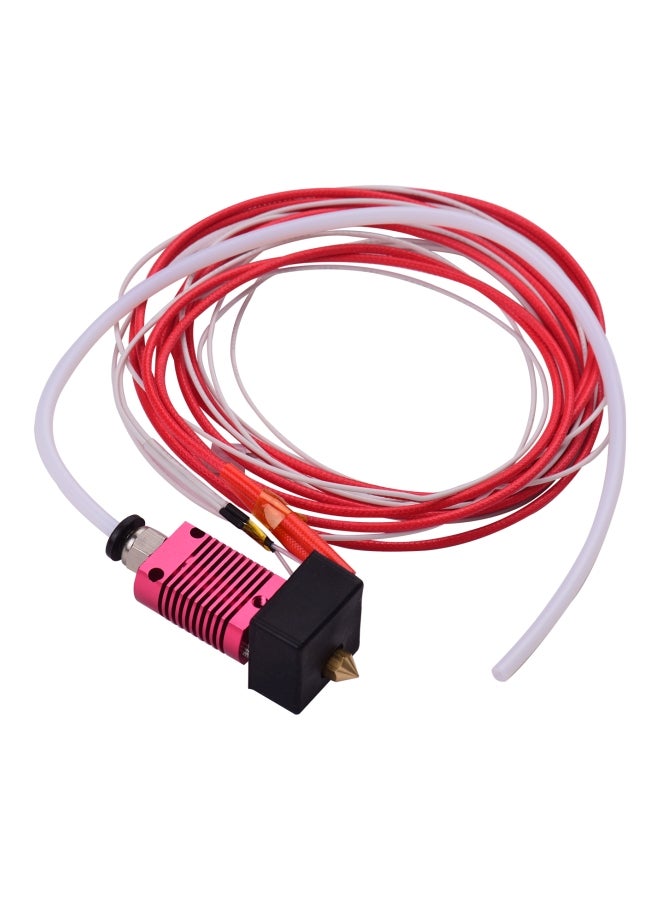 Aibecy Extruder Hot End Kit For Ender 3/Ender 3 Pro 3D Printer White/Red/Black - Image 3