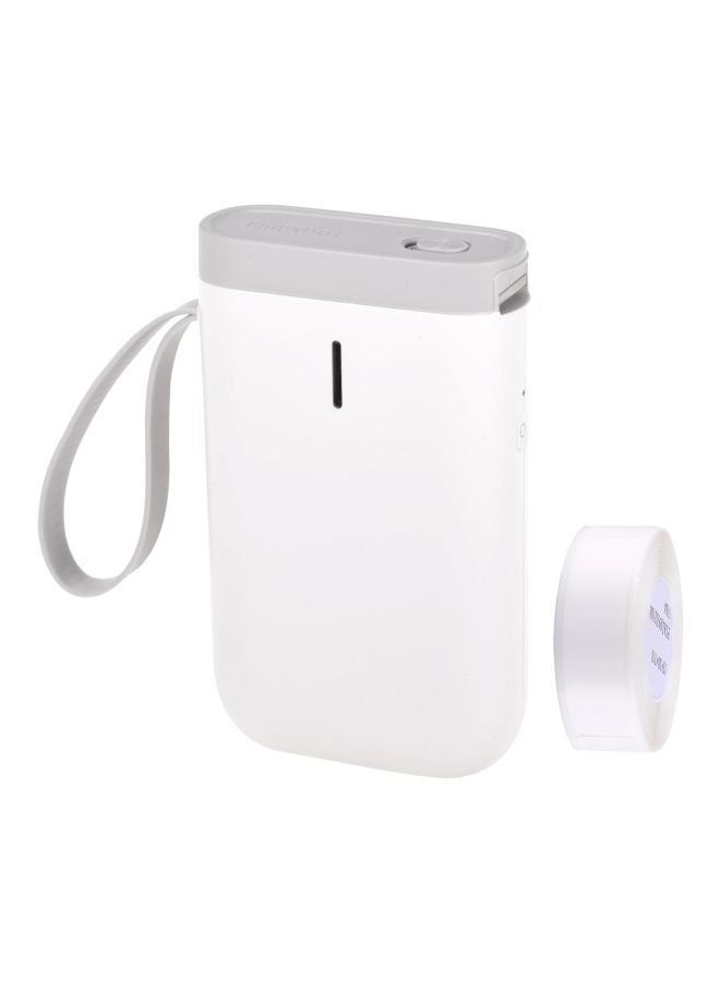 Portable Thermal Label Printer White - Image 1