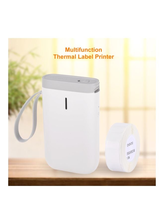 Portable Thermal Label Printer White - Image 4