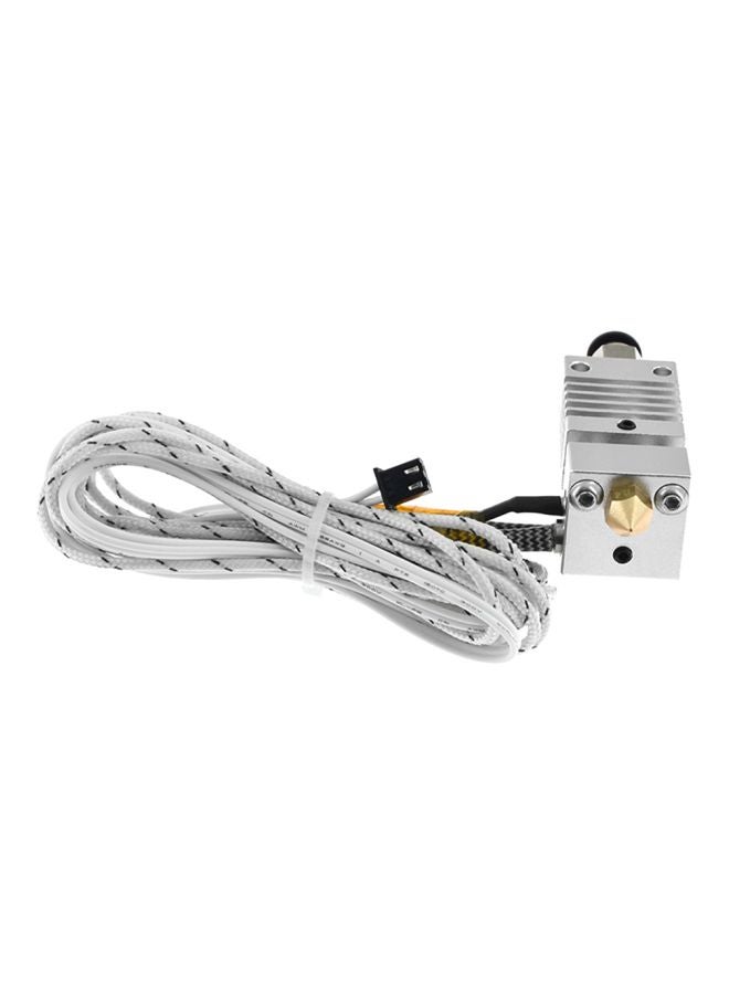 Aibecy 3-Piece Metal Hotend Extruder Cable Kit White/Gold/Silver - Image 2
