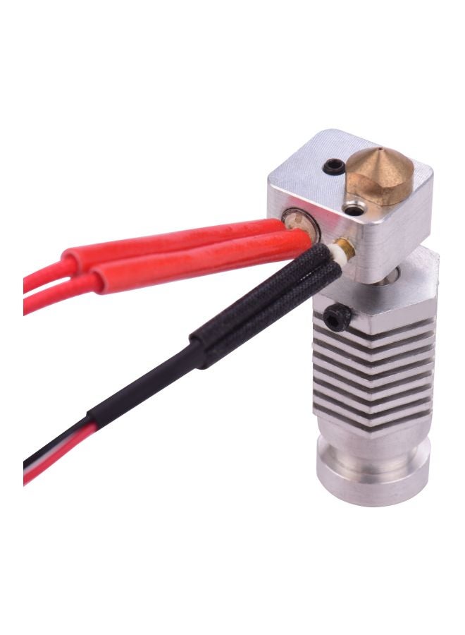 Hotend Extruder Kit With Connection Cable Silver/Red/Black - Image 4