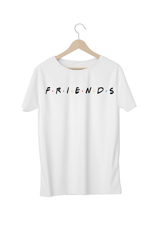 Generic - Printed Casual T-Shirt White - Image 1