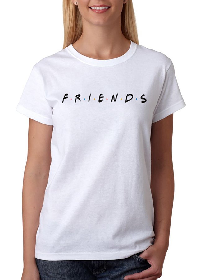 Generic - Printed Casual T-Shirt White - Image 1