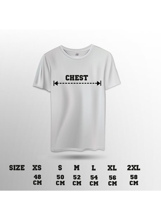 Generic - Printed Casual T-Shirt White - Image 1