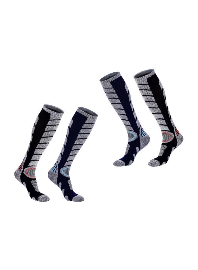 Generic Pair Of 2 Terry Thermal Ventilation Socks L 
