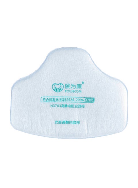 KN95 Particulate Respirator Filter Protective Face Mouth Mask White