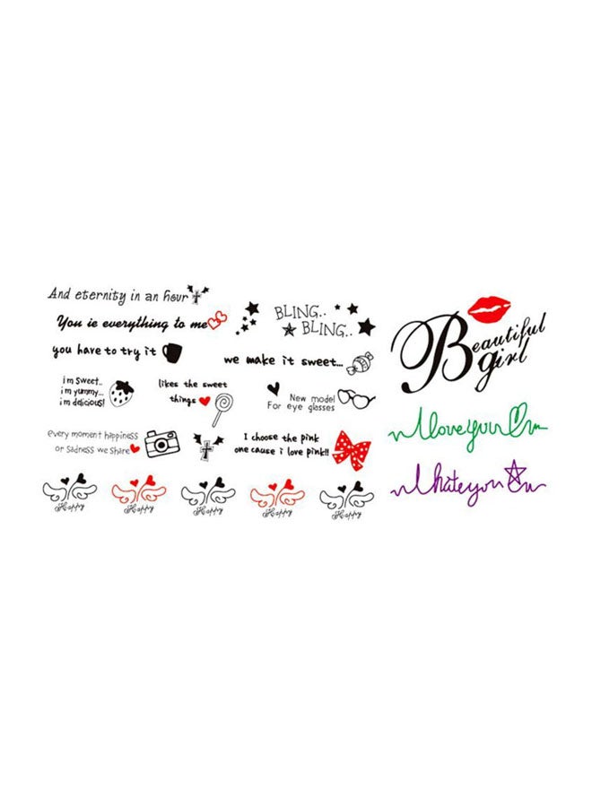 تاتو وينشينتي للتزيين متعدد الألوان