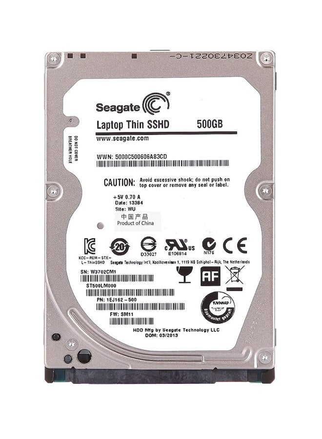 SATA Thin Laptop Hard Drive For Dell Latitude E6420 Silver