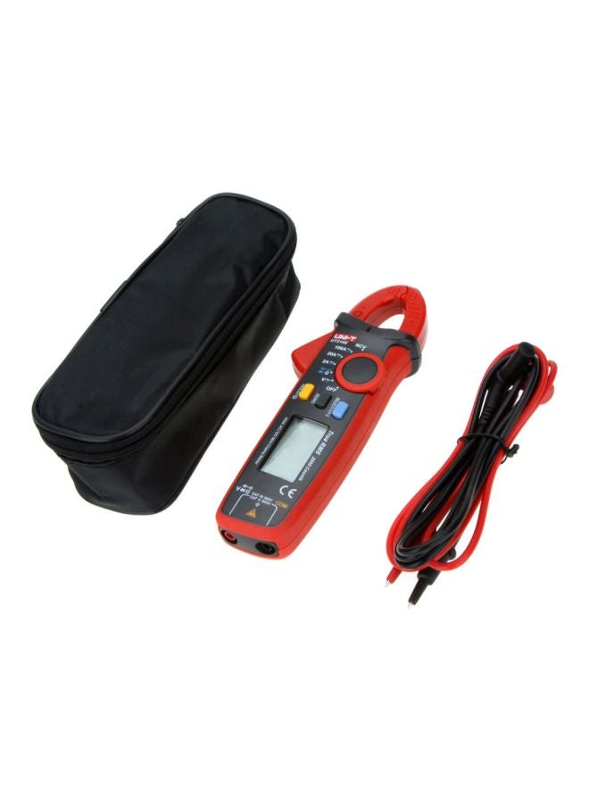 يوني تي مقياس تيار متردد/ تيار مستمر مزود بمشبك رقمي وشاشة LCD أسود/أحمر 18.6سم  - Image 3