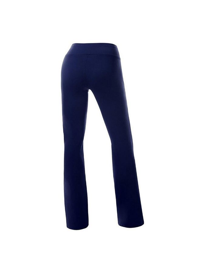 Solid Pattern Boot Cut Tummy Control Workout Yoga Pant XXL
