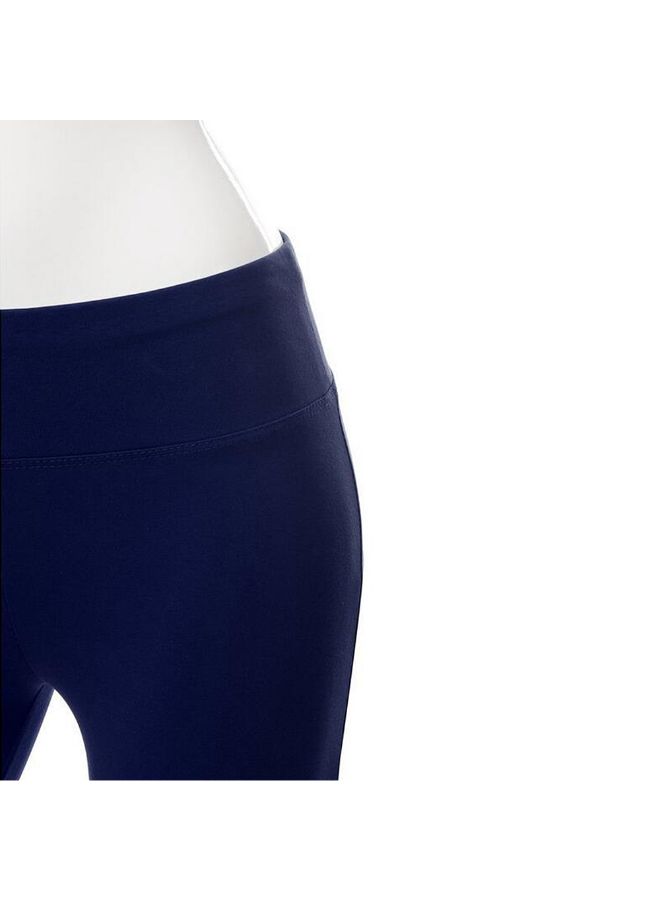 Solid Pattern Boot Cut Tummy Control Workout Yoga Pant XXL