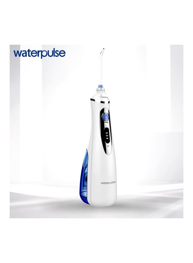 waterpulse - Portable Dental Water Flosser White/Blue - Image 1