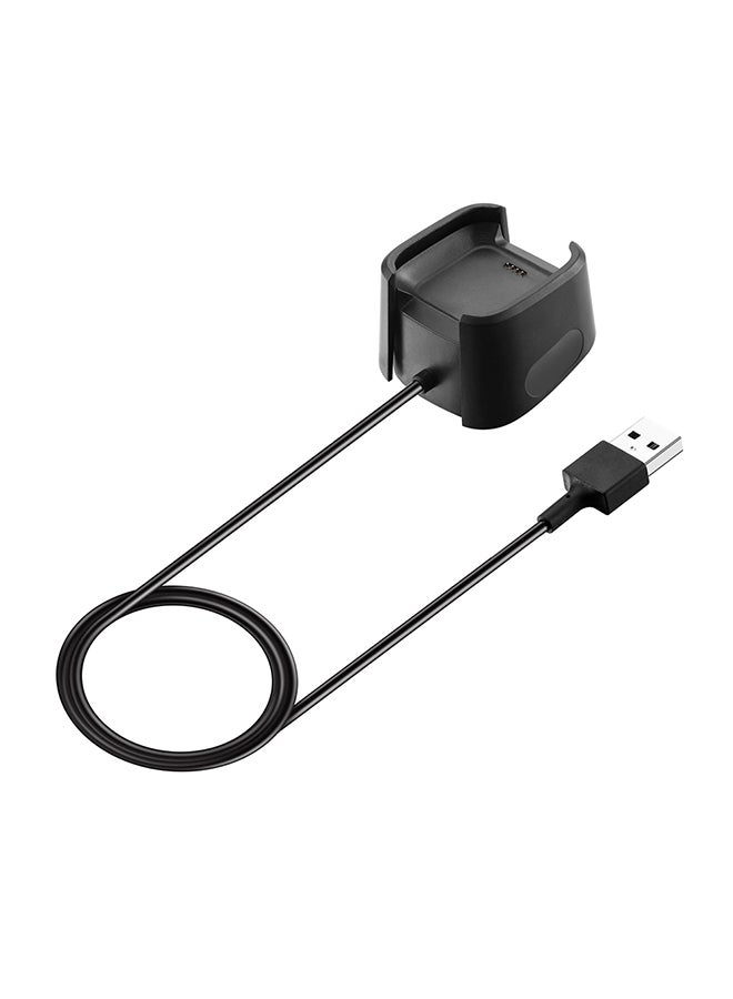 USB Wireless Charging Dock For Smart Watch Black  - Image 1