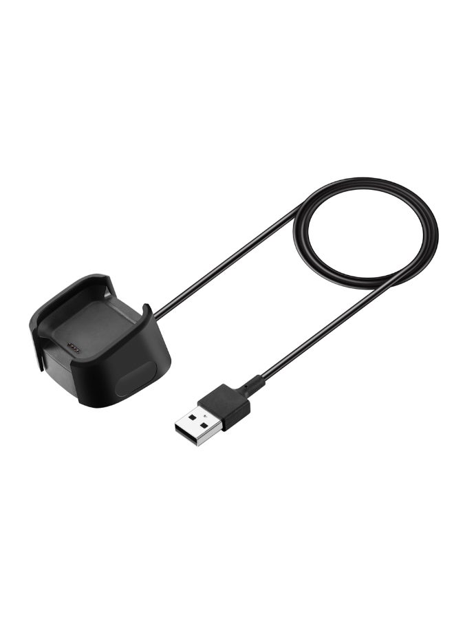 USB Wireless Charging Dock For Smart Watch Black  - Image 2