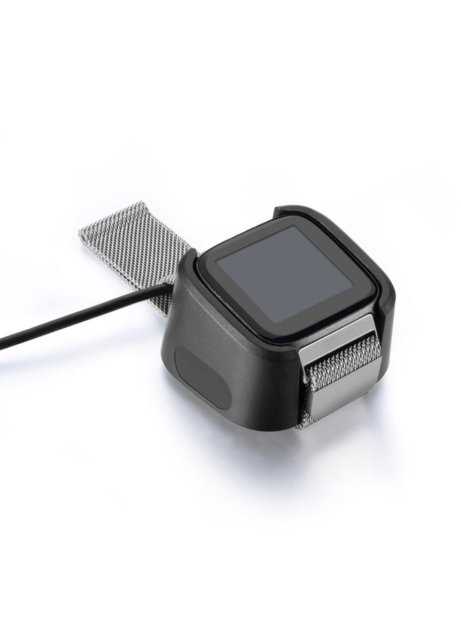 USB Wireless Charging Dock For Smart Watch Black  - Image 4