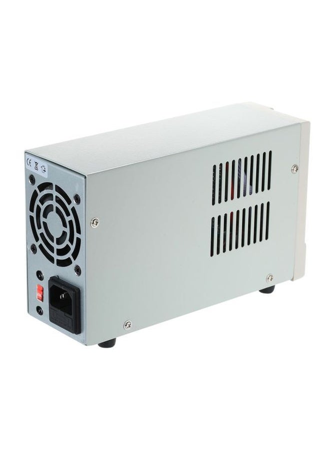 4-Piece 3-Digit Display LED Power Supply Set White/Black