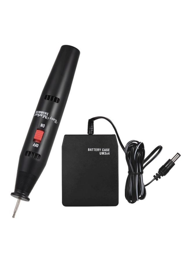 Generic Electric Engraving Pen Black 19.8x11.7x2.8cm  - Image 2