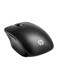 Bluetooth Travel Mouse With Dual device connectivity, works on virtually any surface, including glass, Upto 24 months of battery life, intelligent stand-by mode that activates when the mouse not in use, PC/MAC Black