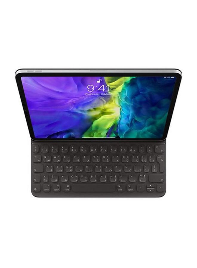 Apple Smart Keyboard Folio for iPad Pro 11-inch (4th generation) and iPad Air (5th generation) - Arabic/English - Black  - Image 2