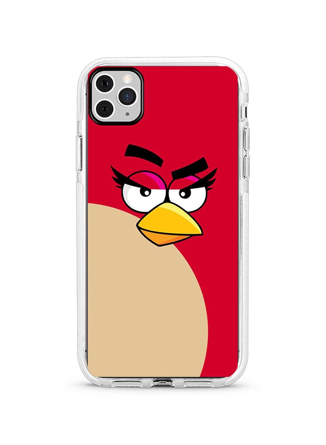 Stylizedd Drop Proof Military Grade Shockprrof Bumper Case Cover For Apple iPhone 11 Pro Max Girl Red - Angry Birds Full Print