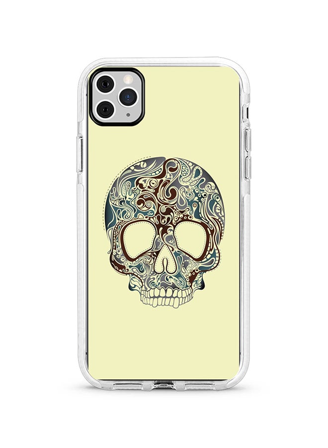 Stylizedd Drop Proof Military Grade Shockprrof Bumper Case Cover For Apple iPhone 11 Pro Max Skully Tattoo Full Print