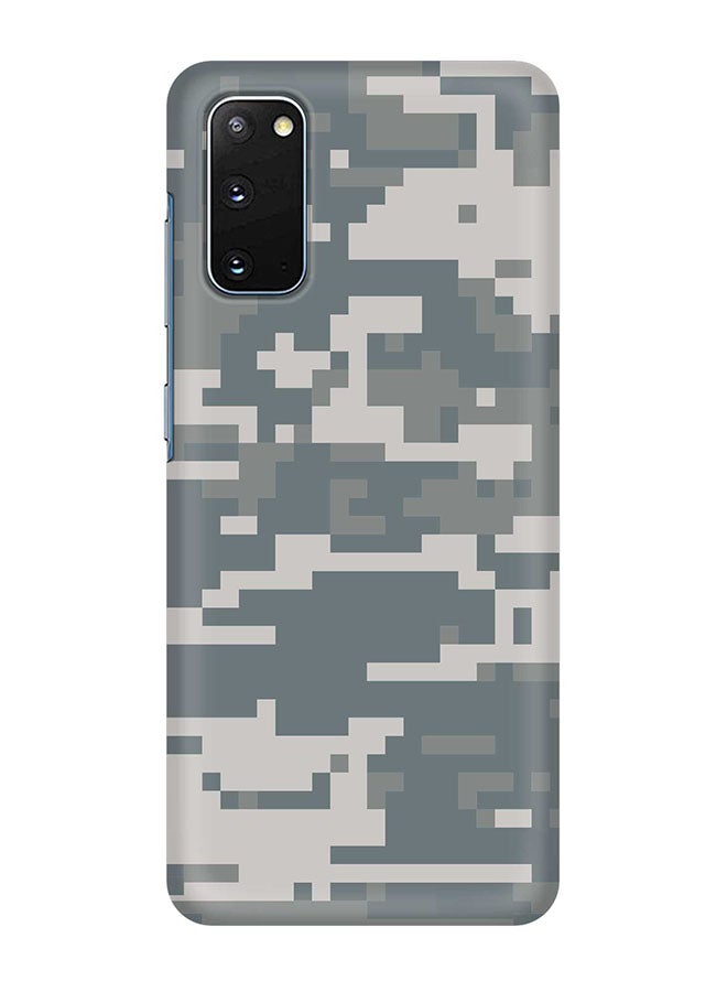 Hard PC Shield Matte Finish Print Slim Snap Classic Series Case Cover For Samsung Galaxy S20 Digital Camo