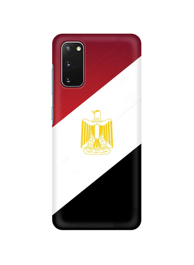 Hard PC Shield Matte Finish Print Slim Snap Classic Series Case Cover For Samsung Galaxy S20 Flag Of Egypt
