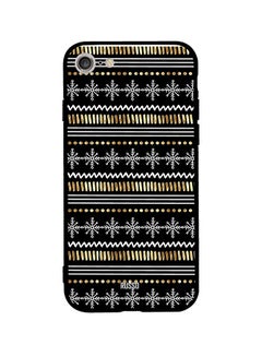 Protective Case Cover For Apple iPhone SE (2020) Black/Gold/White