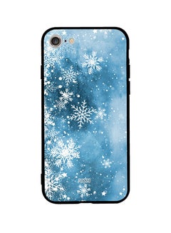 Protective Case Cover For Apple iPhone SE (2020) Blue/White