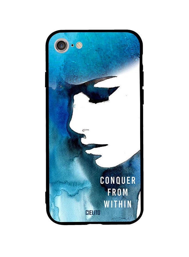 سيليتو غطاء حماية واقٍ لهاتف أبل آيفون SE إصدار 2020 أزرق / أبيض