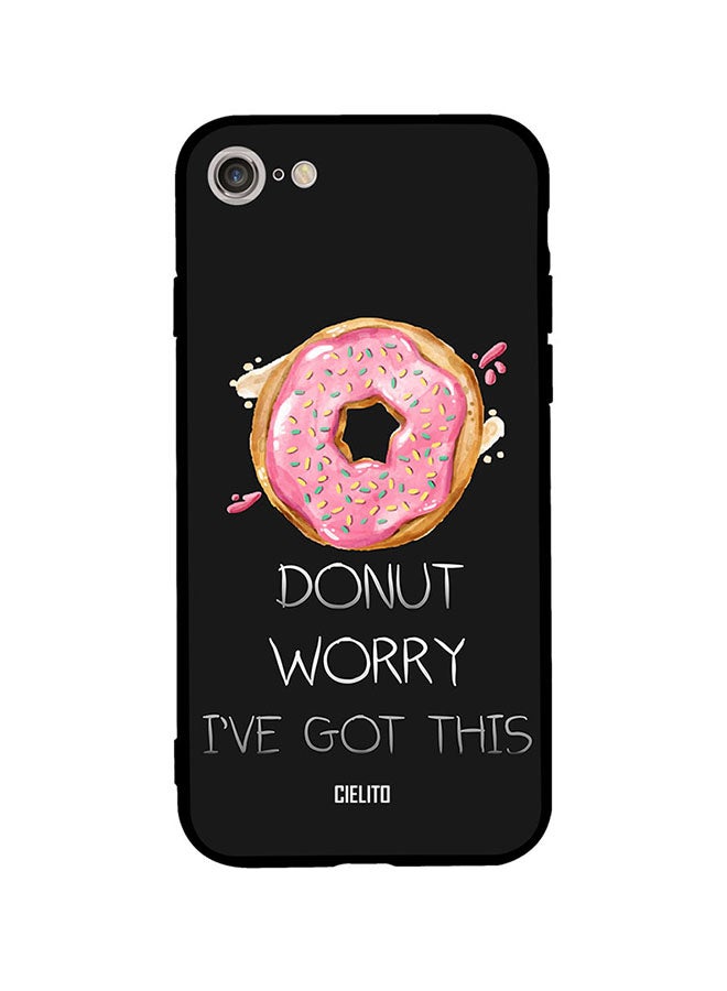 CIELITO - Protective Case Cover For Apple iPhone SE (2020) Black/Pink/White - Image 1