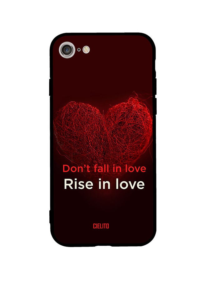 CIELITO Protective Case Cover For Apple iPhone SE (2020) Red/White/Black