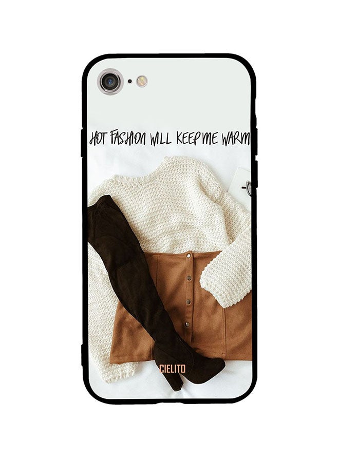 CIELITO Protective Case Cover For Apple iPhone SE (2020) White/Black/Brown