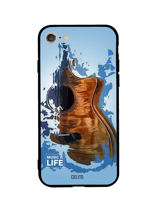 CIELITO Protective Case Cover For Apple iPhone SE (2020) Blue/Black/Brown