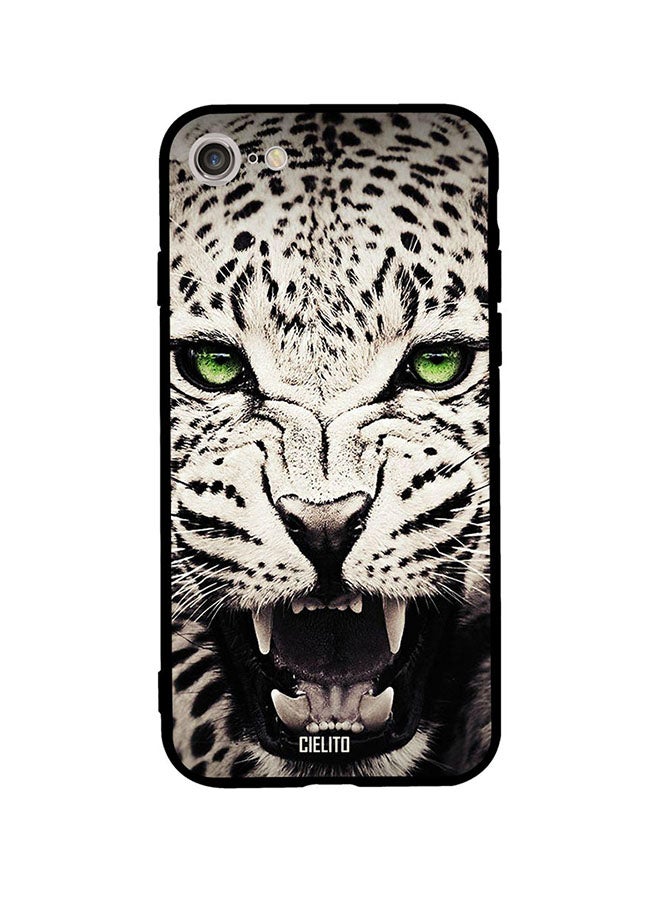 CIELITO Protective Case Cover For Apple iPhone SE (2020) Black/Off White/Green