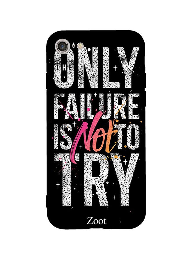 Zoot - Protective Case Cover For Apple iPhone SE (2020) Black/White/Pink - Image 1