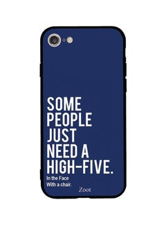 Protective Case Cover For Apple iPhone SE (2020) Blue/White