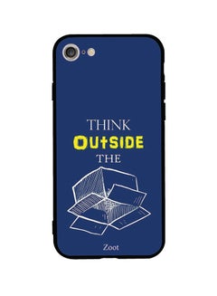 Protective Case Cover For Apple iPhone SE (2020) Blue/White/Yellow