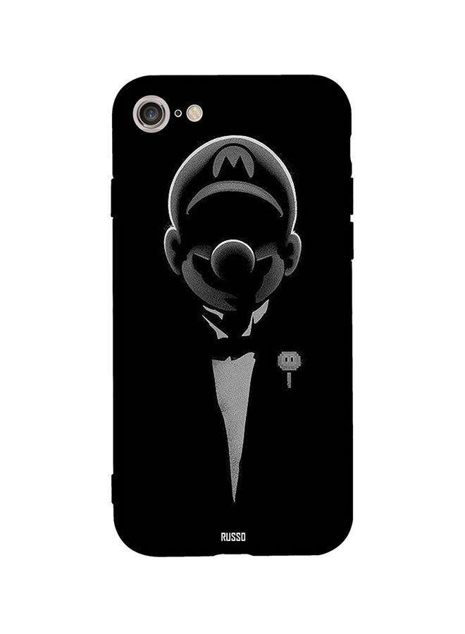 RUSSO - Protective Case Cover For Apple iPhone SE (2020) Black/Grey/White - Image 1