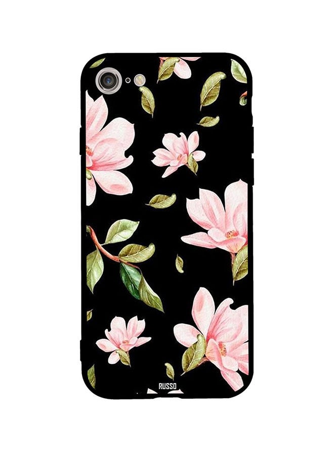 RUSSO Protective Case Cover For Apple iPhone SE (2020) Black/Green/Pink