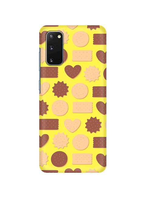 Hard PC Shield Matte Finish Print Slim Snap Classic Series Case Cover For Samsung Galaxy S20 Hearty Biscuits