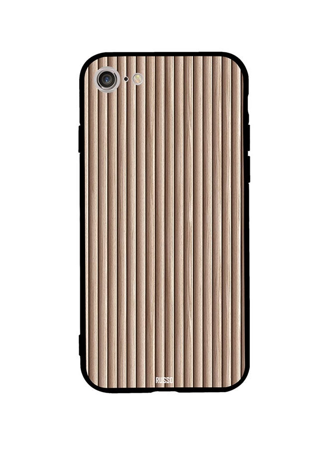 RUSSO Protective Case Cover For Apple iPhone SE (2020) Light Brown