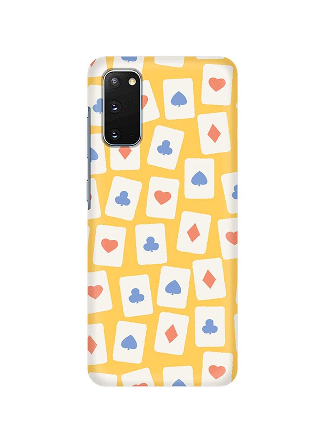 Stylizedd Hard PC Shield Matte Finish Print Slim Snap Classic Series Case Cover For Samsung Galaxy S20 Card Spread 
