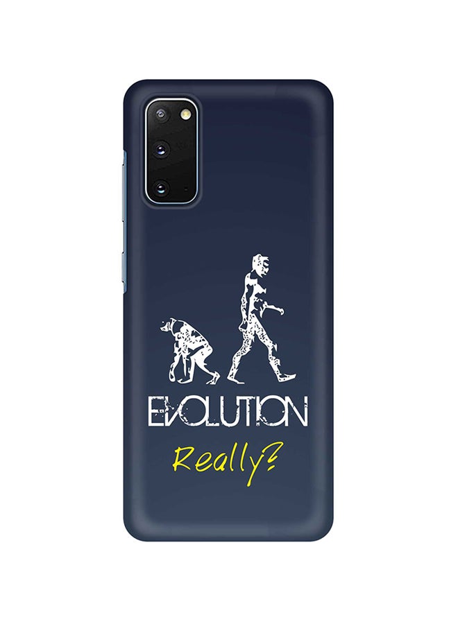 Stylizedd - Hard PC Shield Matte Finish Print Slim Snap Classic Series Case Cover For Samsung Galaxy S20 Evolution, Really (Grey) - Image 1