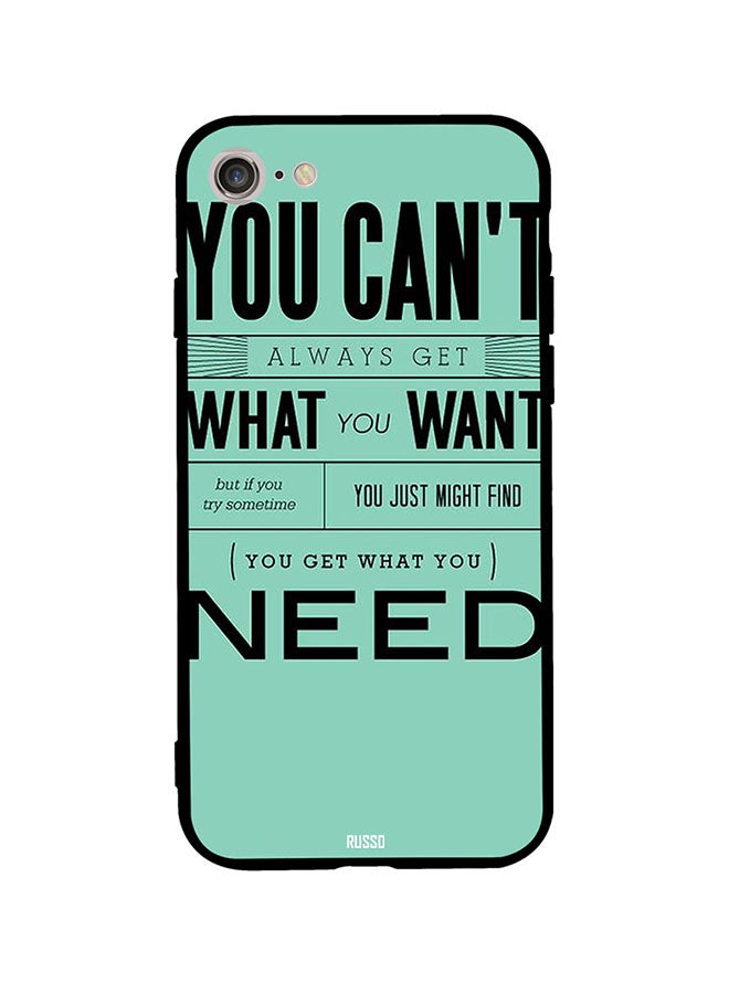 RUSSO - Protective Case Cover For Apple iPhone SE (2020) Green/Black - Image 1