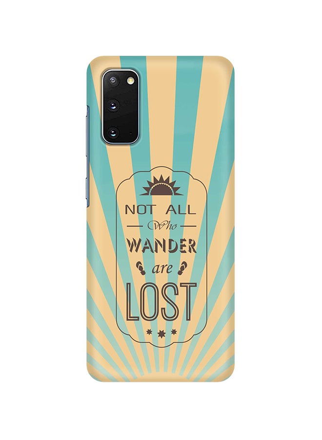 Hard PC Shield Matte Finish Print Slim Snap Classic Series Case Cover For Samsung Galaxy S20 Wanderers