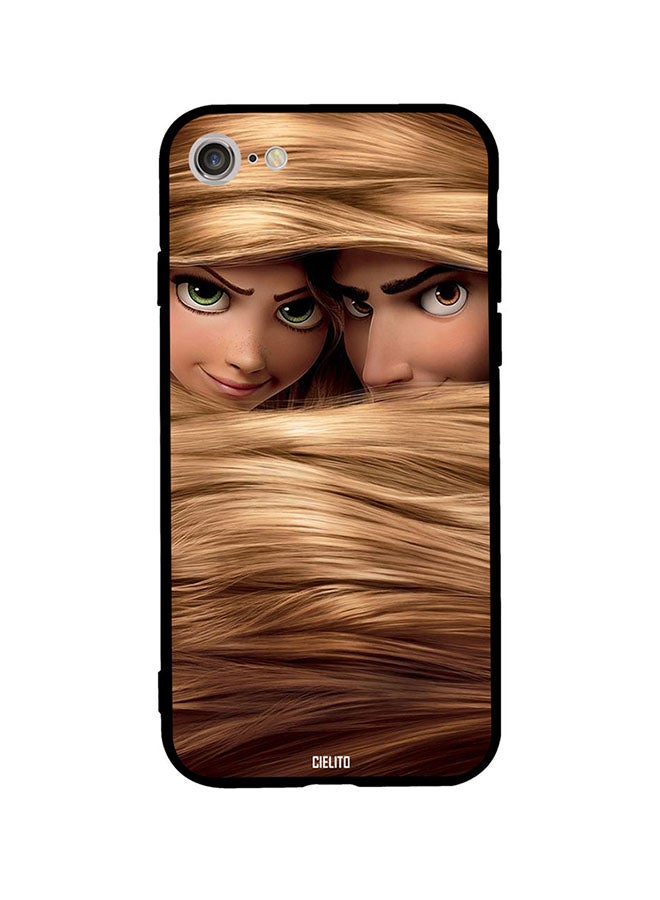 CIELITO Protective Case Cover For Apple iPhone SE (2020) Beige/White/Black